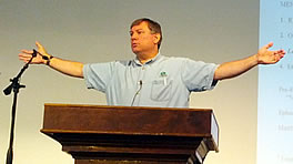 bernie speaking at roxbury