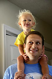 abbi on dads shoulders
